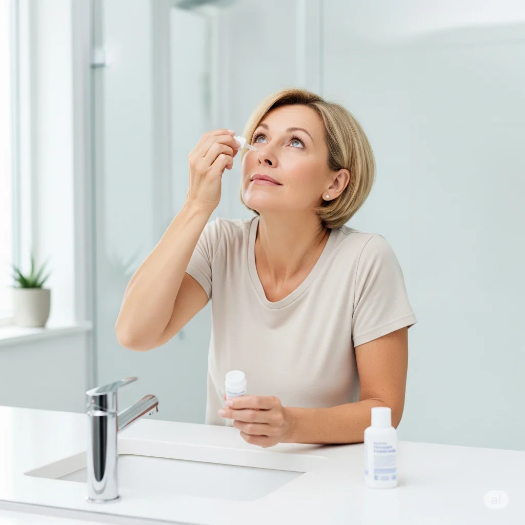 Use Eye Drops if Your Eyes Are Red or Dry