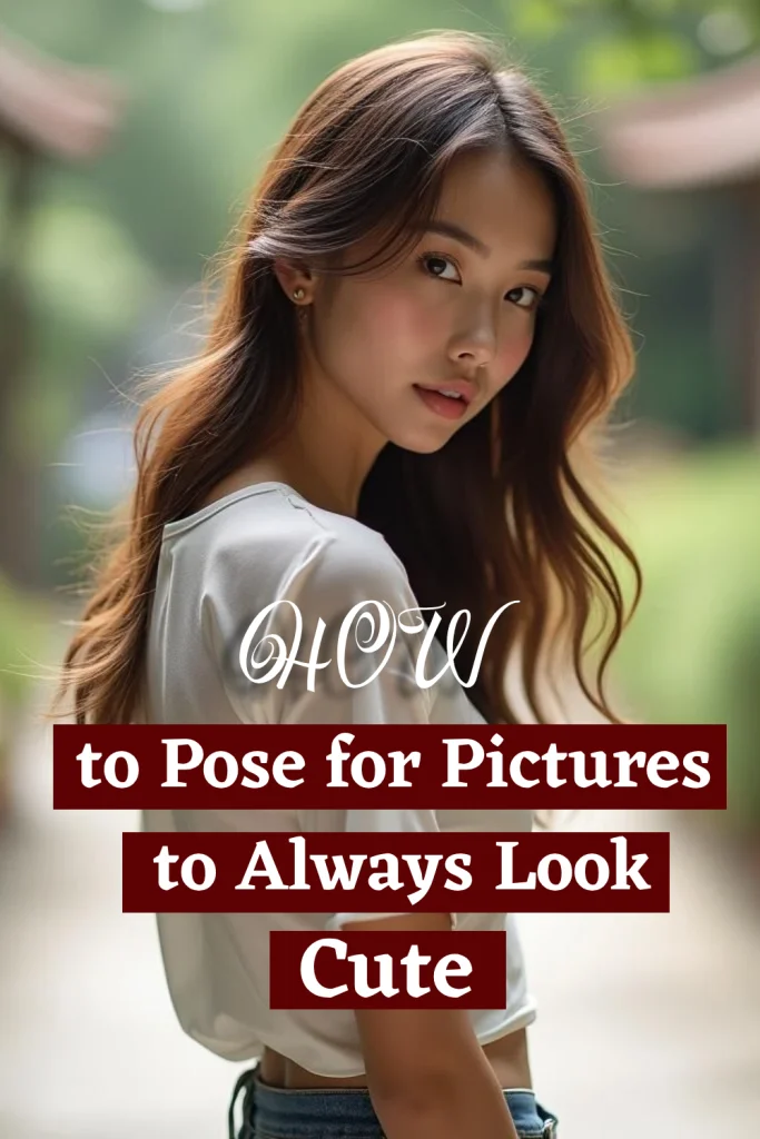 How to Pose for Pictures To Always Look Cute