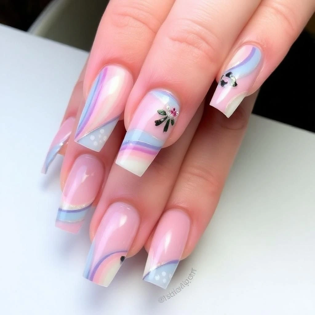 Transparent Tips Summer Nails 2025