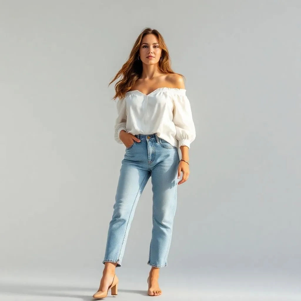 Summer Jeans Outfits cropped jeans
