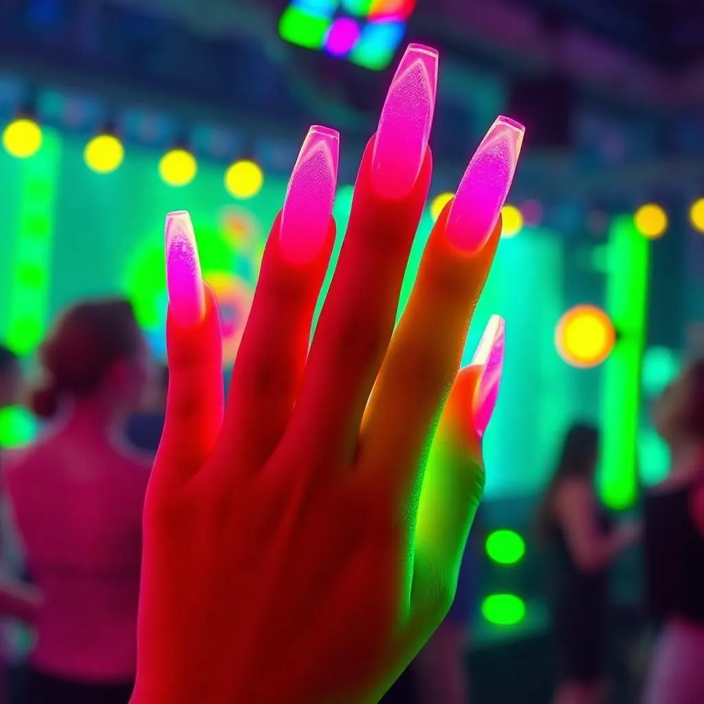 neon color Summer Nail Color Designs for 2025