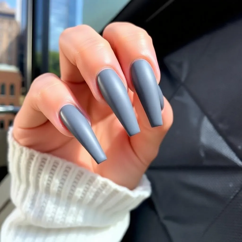 Soft Charcoal Summer Nail Colors You Need to Have