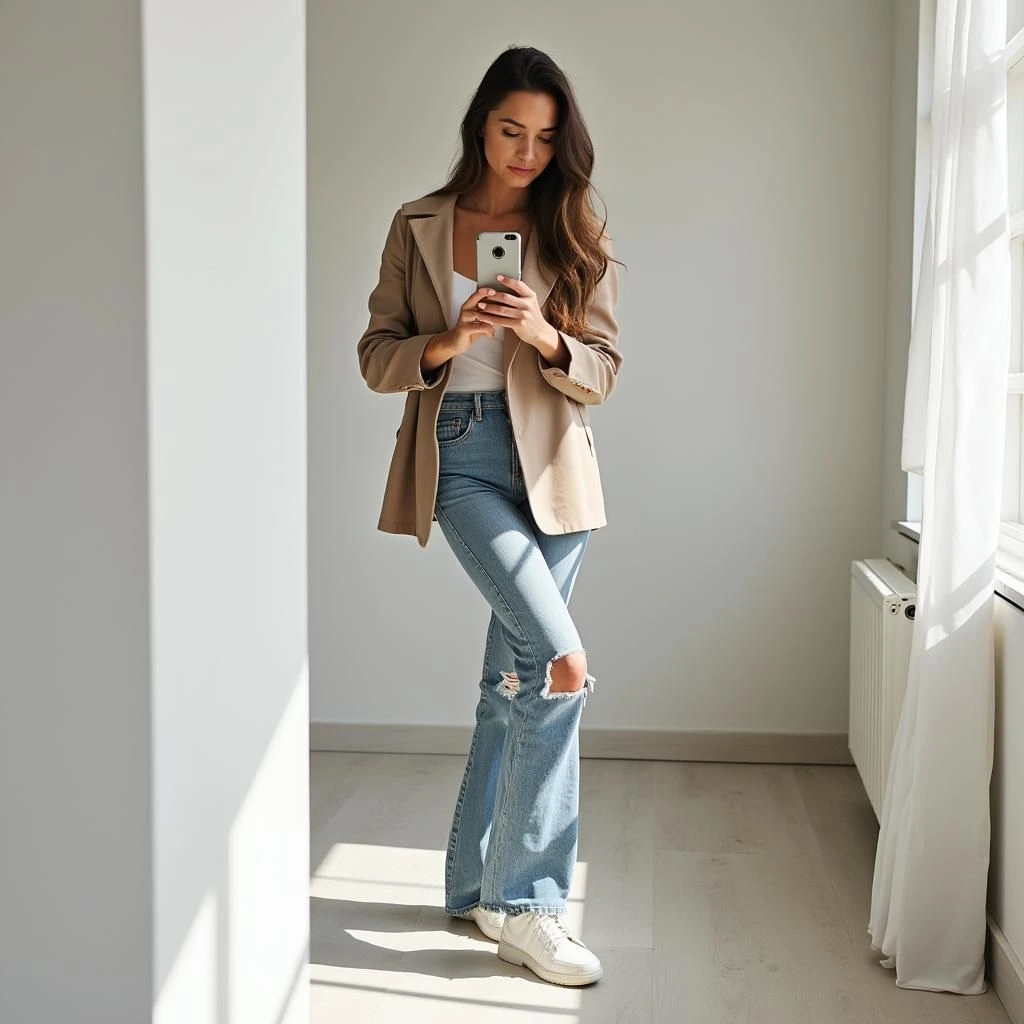 The Hand-in-Hair Pose