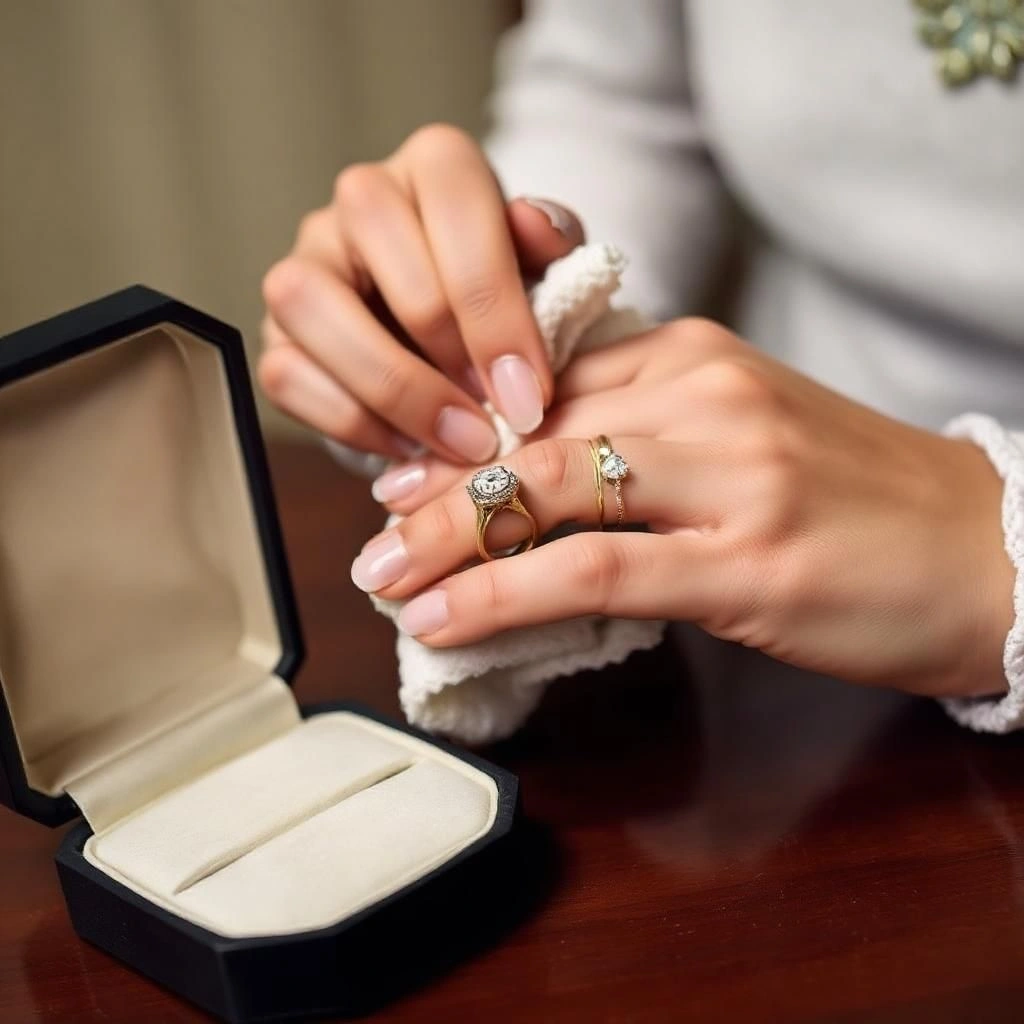 Clean Jewelry with a Soft Cloth