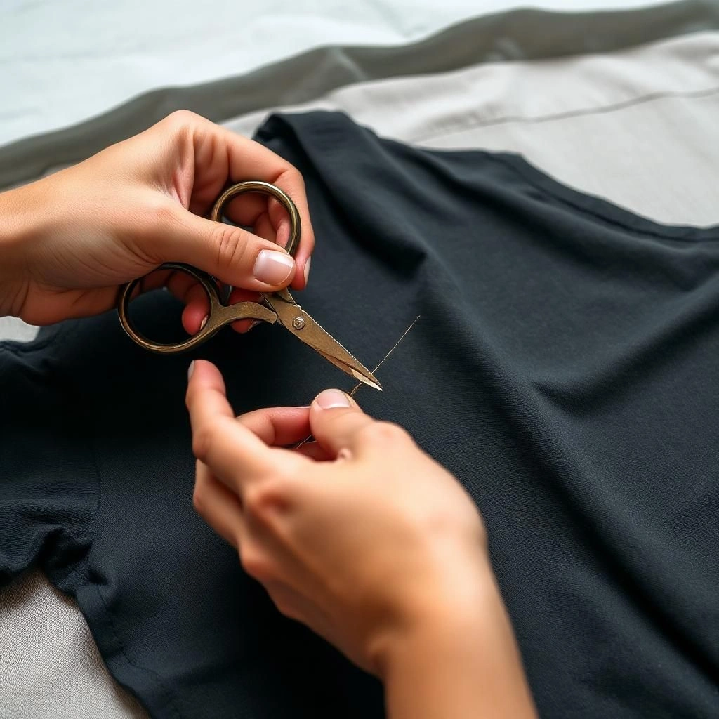 Trim Loose Threads and Remove Tags