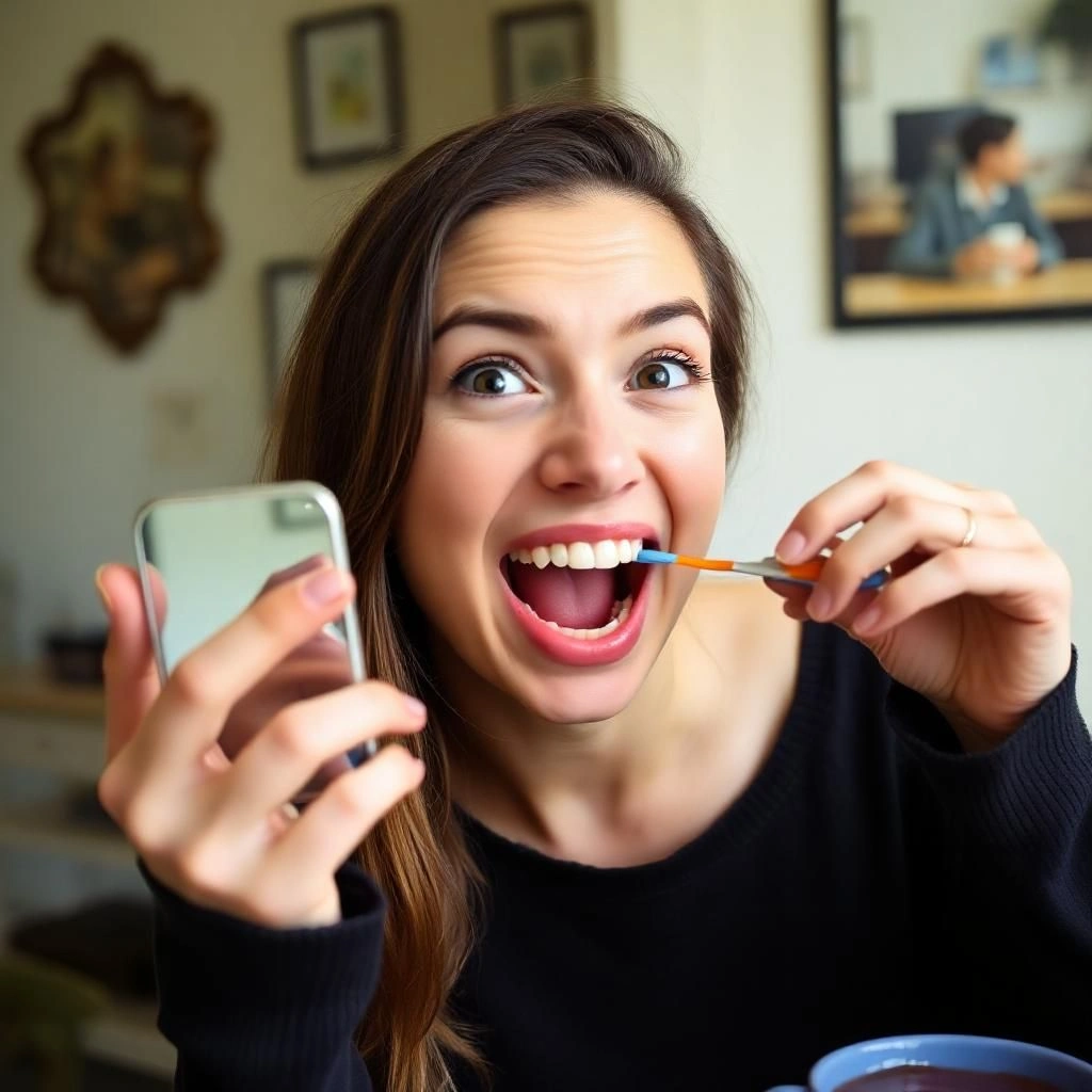 Check Your Teeth After Eating