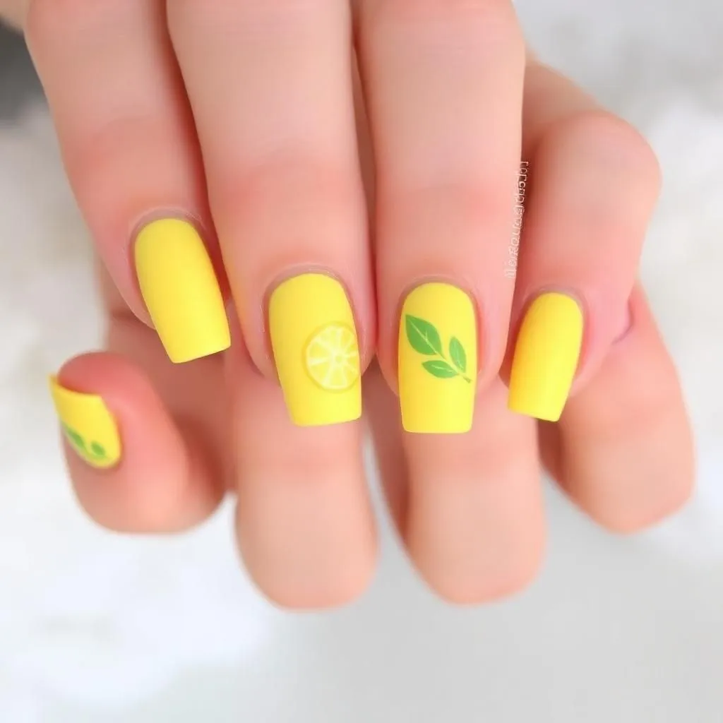 lemon nails