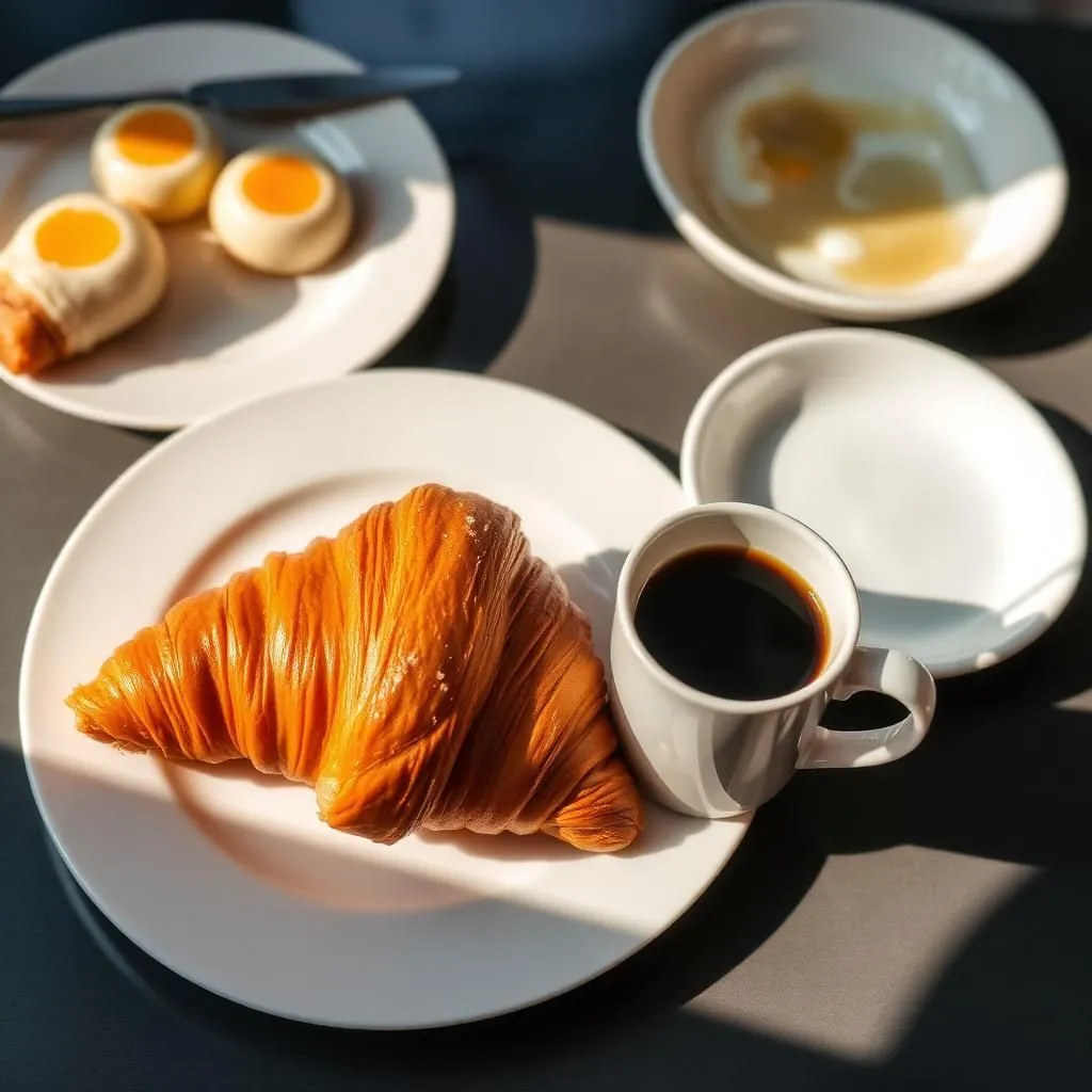 Mindless Social Scrolling During Breakfast