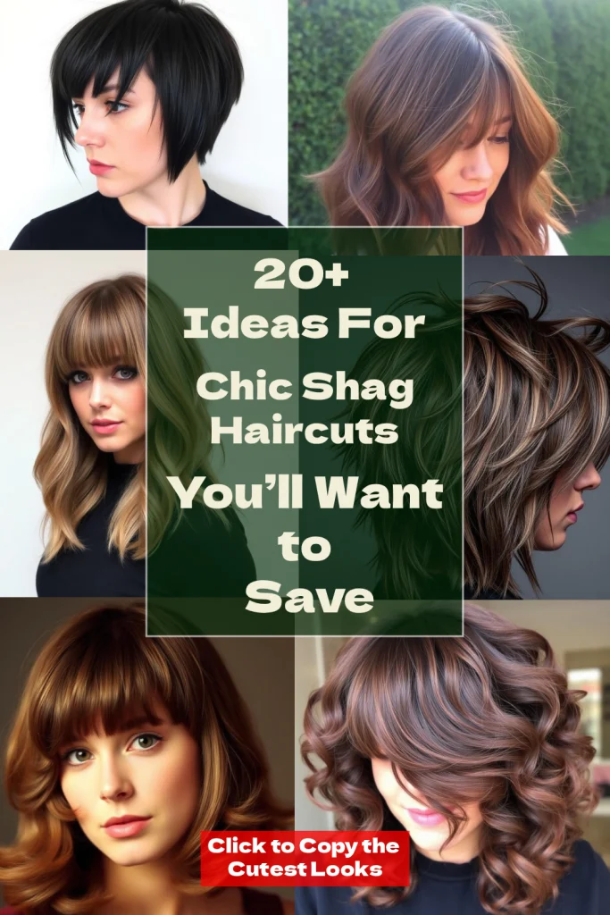 Must-See Shag Haircuts with Bangs for Your Next Salon Visit 2 Shag Haircuts with Bangs