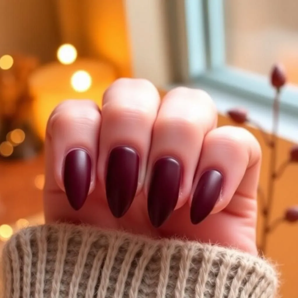 simple fall nails