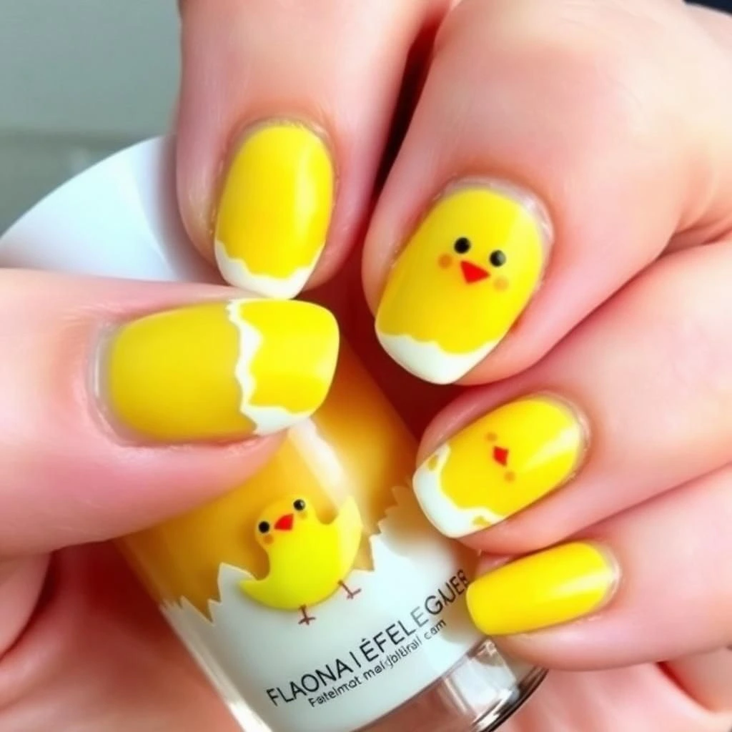 Chick Hatching Nails