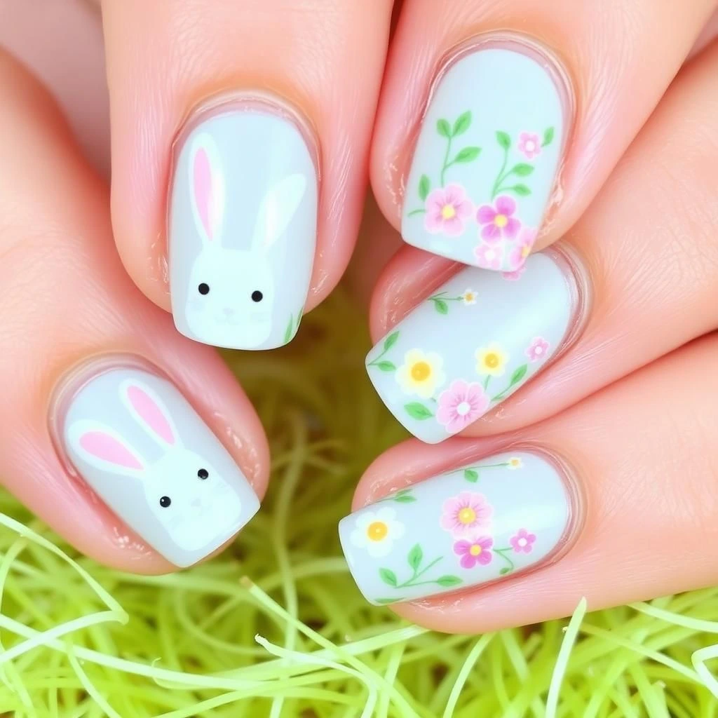 bunny nails