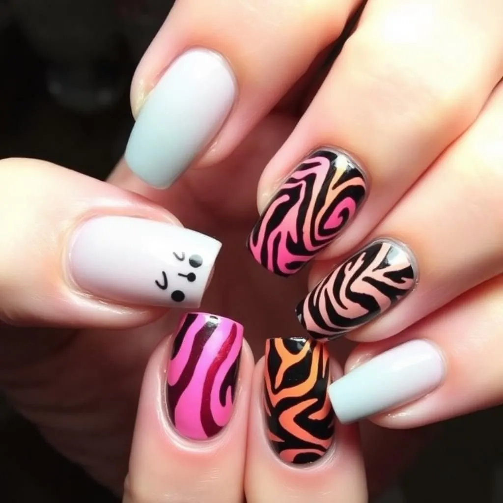 Animal Print Nails