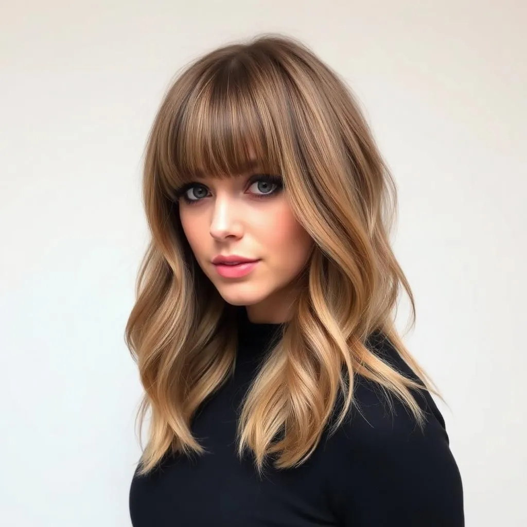 Must-See Shag Haircuts with Bangs for Your Next Salon Visit 4 Modern Textured Shag with Curtain Bangs