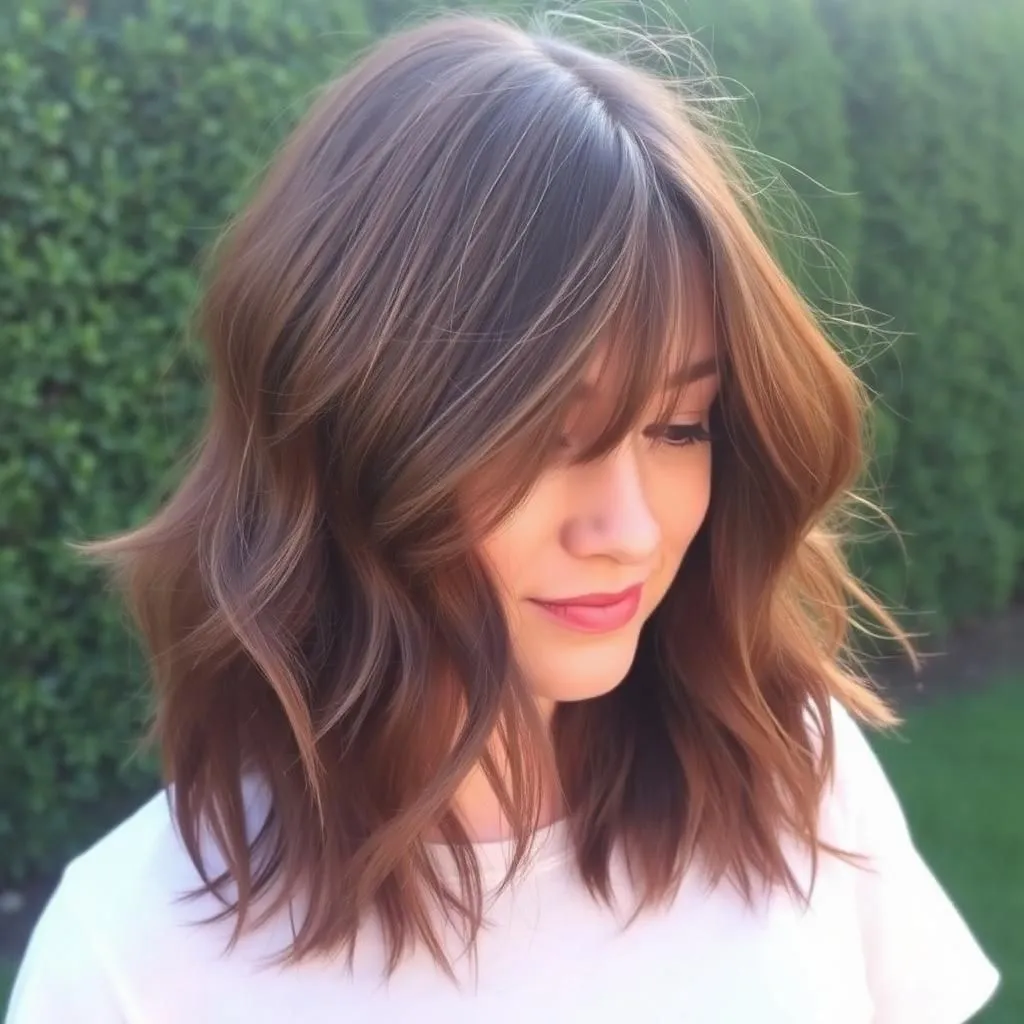 Must-See Shag Haircuts with Bangs for Your Next Salon Visit 8 Long Shag with Wispy Bangs