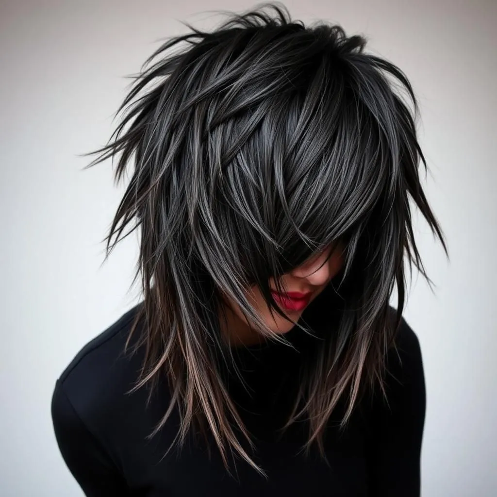 Must-See Shag Haircuts with Bangs for Your Next Salon Visit 11 Messy Rock ‘n’ Roll Shag