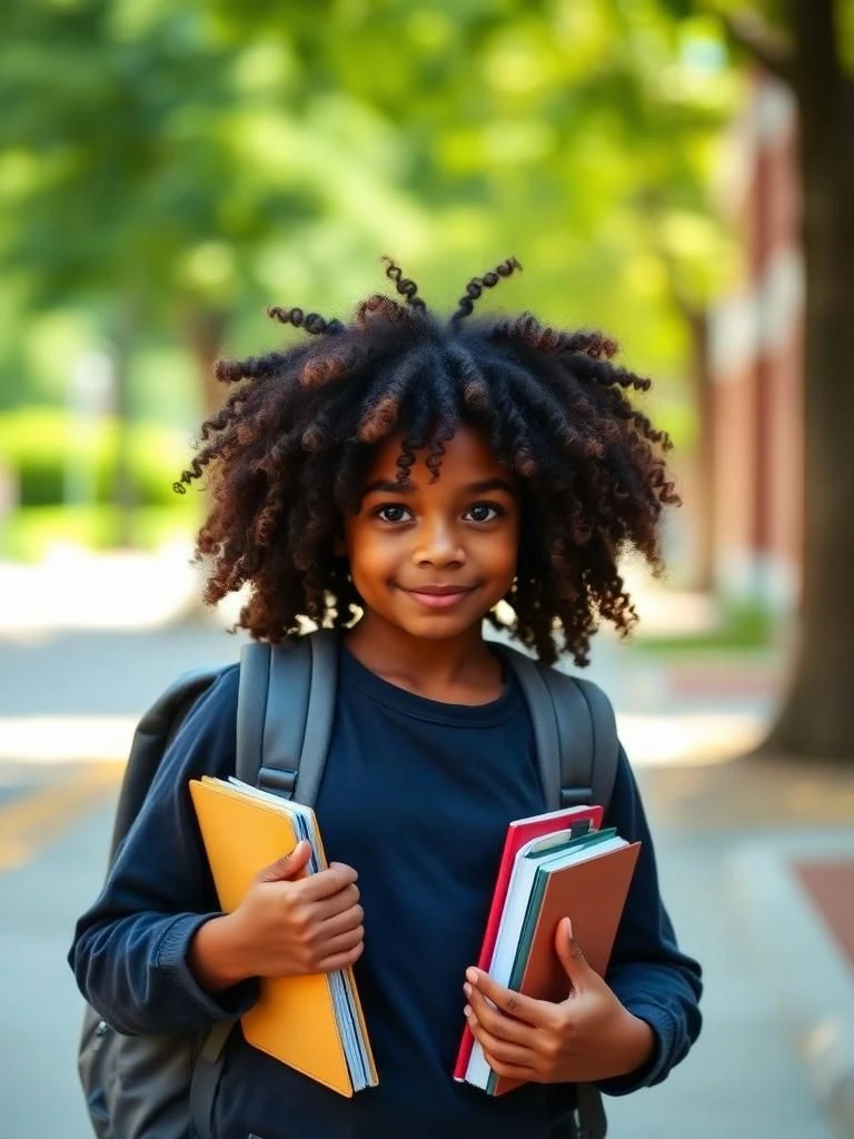 How to Rock Easy Curly Hairstyles for School Every Day (12 Styles) 6 Curly Space Buns