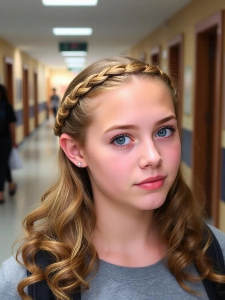 How to Rock Easy Curly Hairstyles for School Every Day (12 Styles) 8 Low Curly Puff