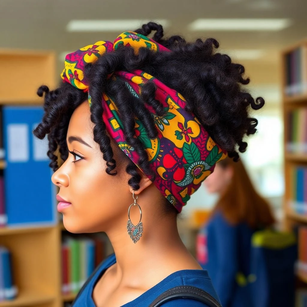 How to Rock Easy Curly Hairstyles for School Every Day (12 Styles) 11 Side-Part with Hair Clip