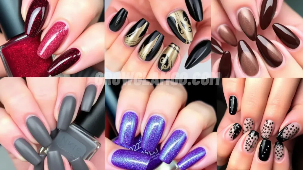 27 Enchanting Dark Fall Nails to Embrace the Season