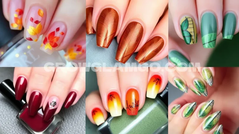 20 Stunning Fall Nail Designs That Feature Leaves 9 20 Stunning Fall Nail Designs That Feature Leaves