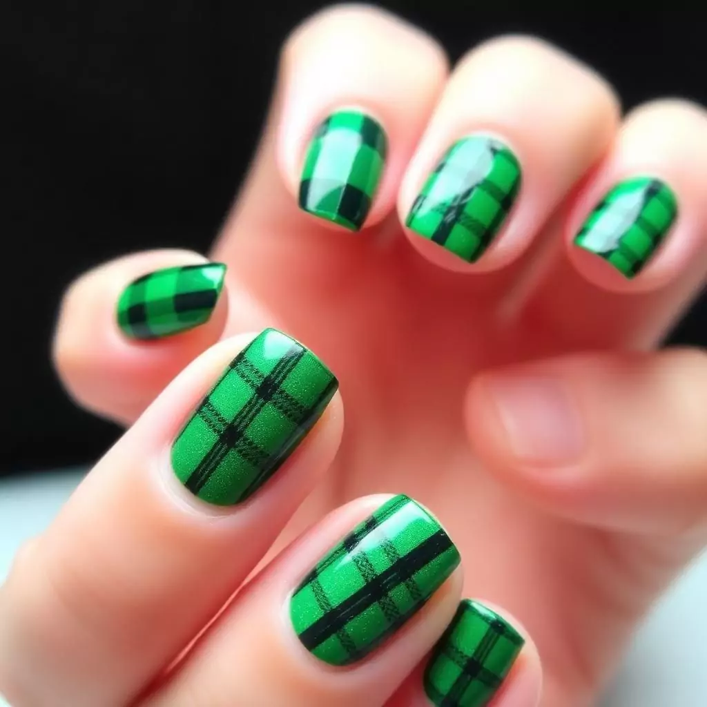 Green Plaid Pattern