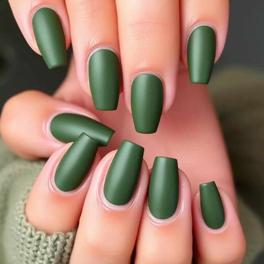 Matte Army Green