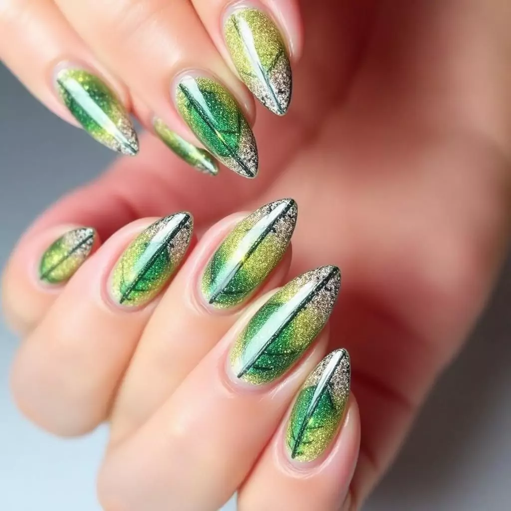 Red and Orange Leaf Accents