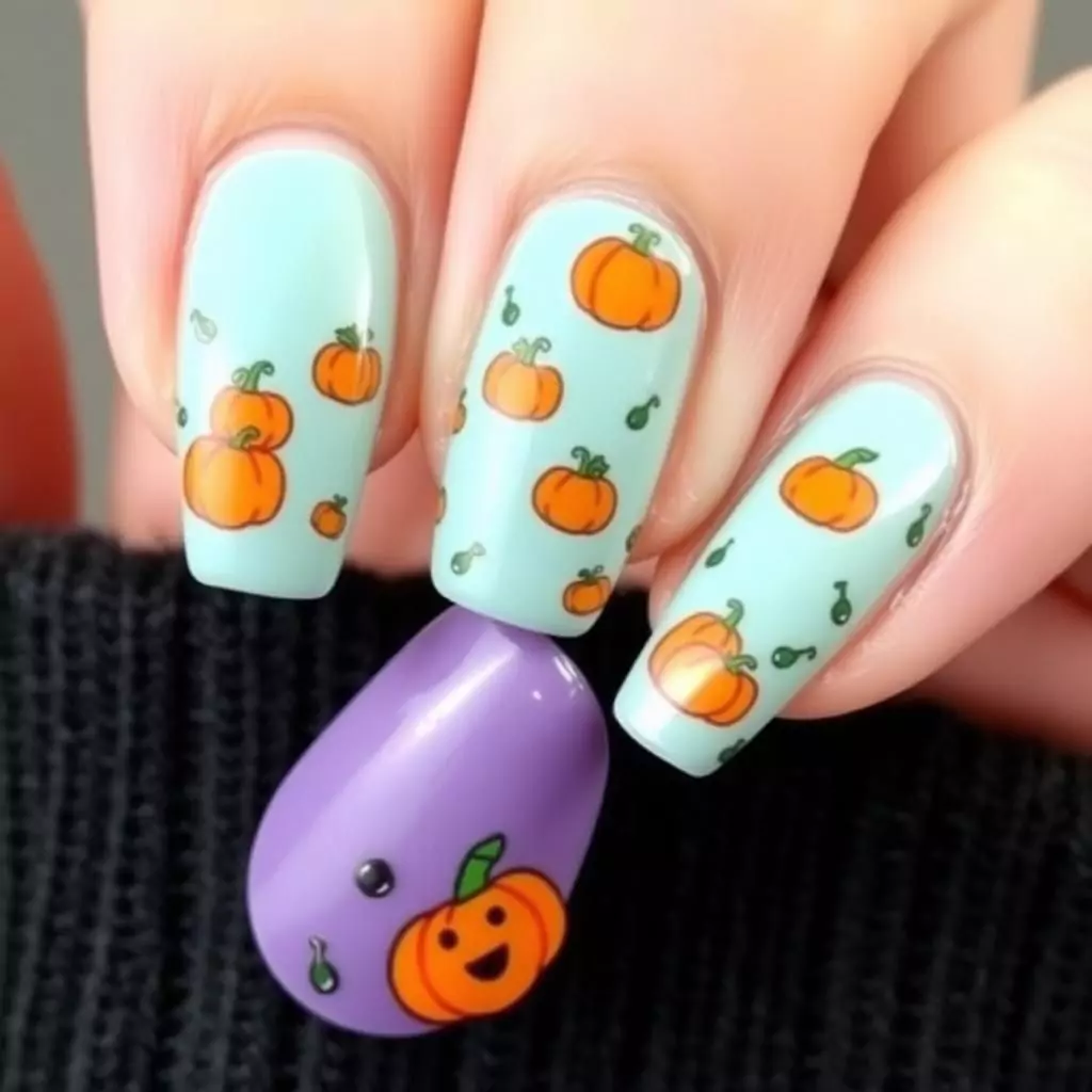Cute Cartoon Pumpkins