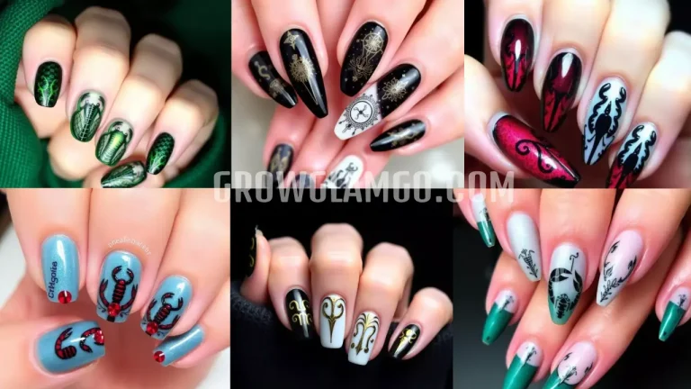 15 Stunning Scorpio Nails Designs You’ll Love 1 Scorpio Nails Designs