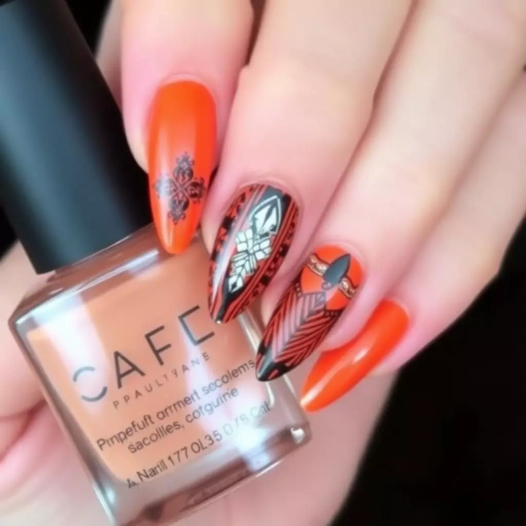 21 Western Fall Nail Ideas That Are Absolutely Stunning 16 Bronze Glitter Rodeo Nails